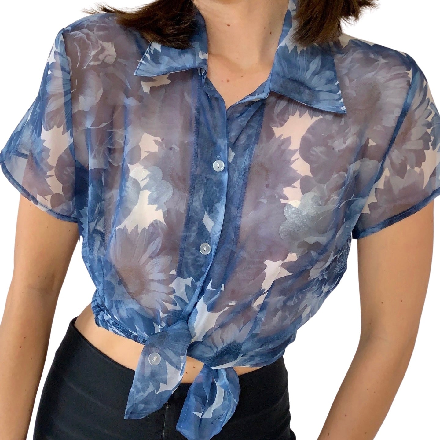 90s Sunflower Blouse (M)