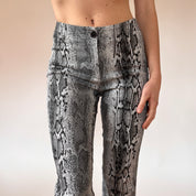 90s Snakeskin Trousers (XS/S)