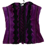 RARE Tripp nyc velvet bustier (M)