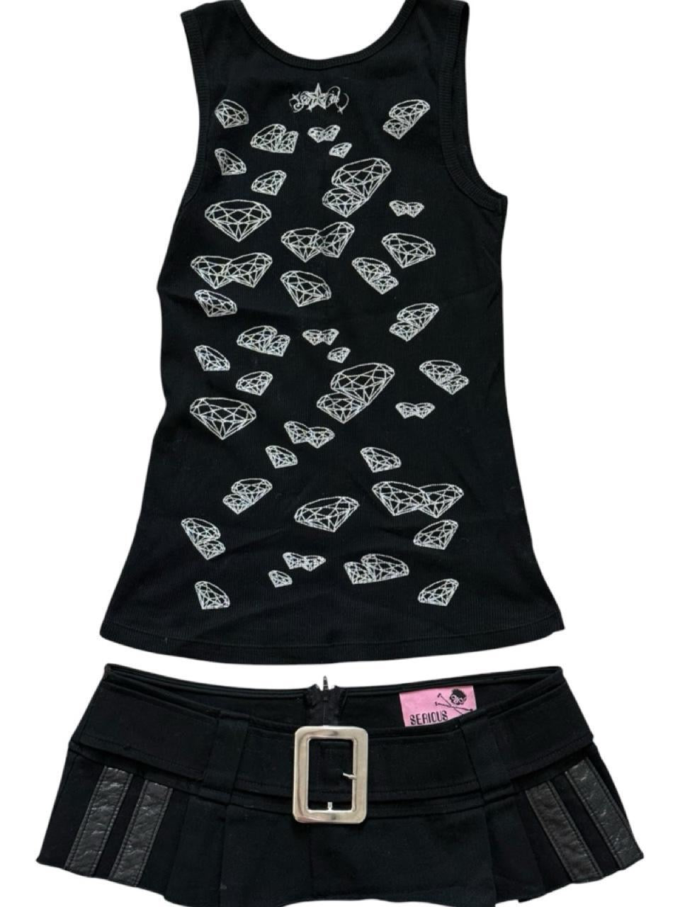 Rare Y2K serious la micro mini skirt (S)