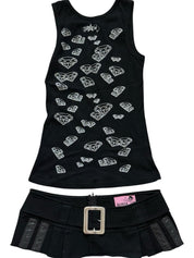 Rare Y2K serious la micro mini skirt (S)