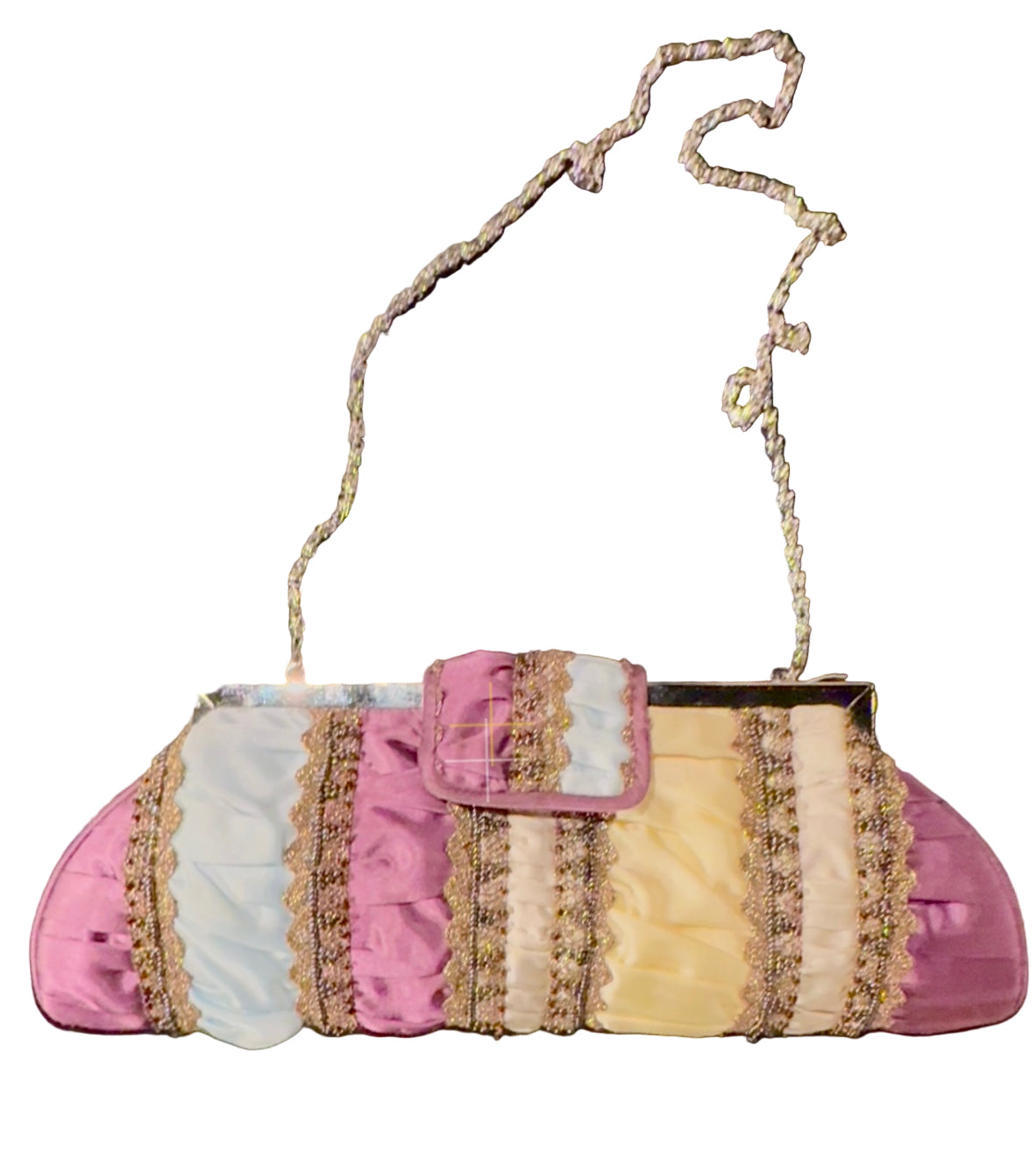 Satins beaded purse