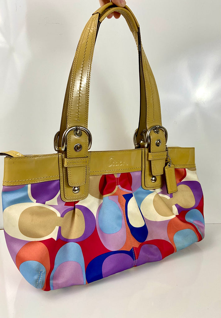 Coach multicolor Handbag - clothing & accessories - by owner - apparel sale  - craigslist