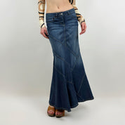 Bebe Denim Maxi Skirt (S)