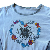 Vintage Italian cotton baby tee (S)