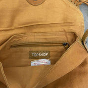 Vintage Old Topshop Suede Fringe Bag