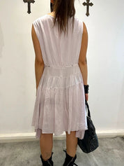 Vintage AllSaints Asymmetrical Tie Front Summer Dress (S/M)