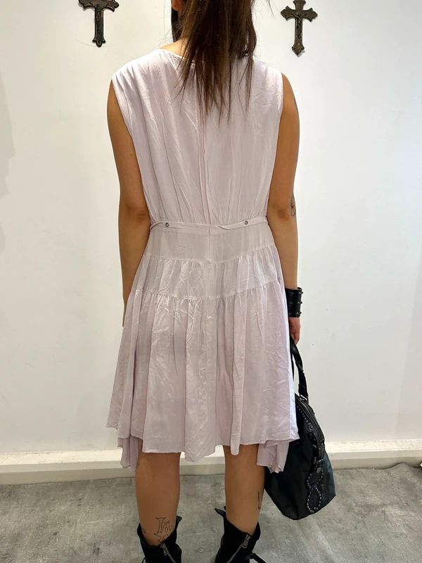 Vintage AllSaints Asymmetrical Tie Front Summer Dress (S/M)