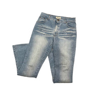 Blumarine rhinestones Denim Jeans mid rise and flare leg fit (S)