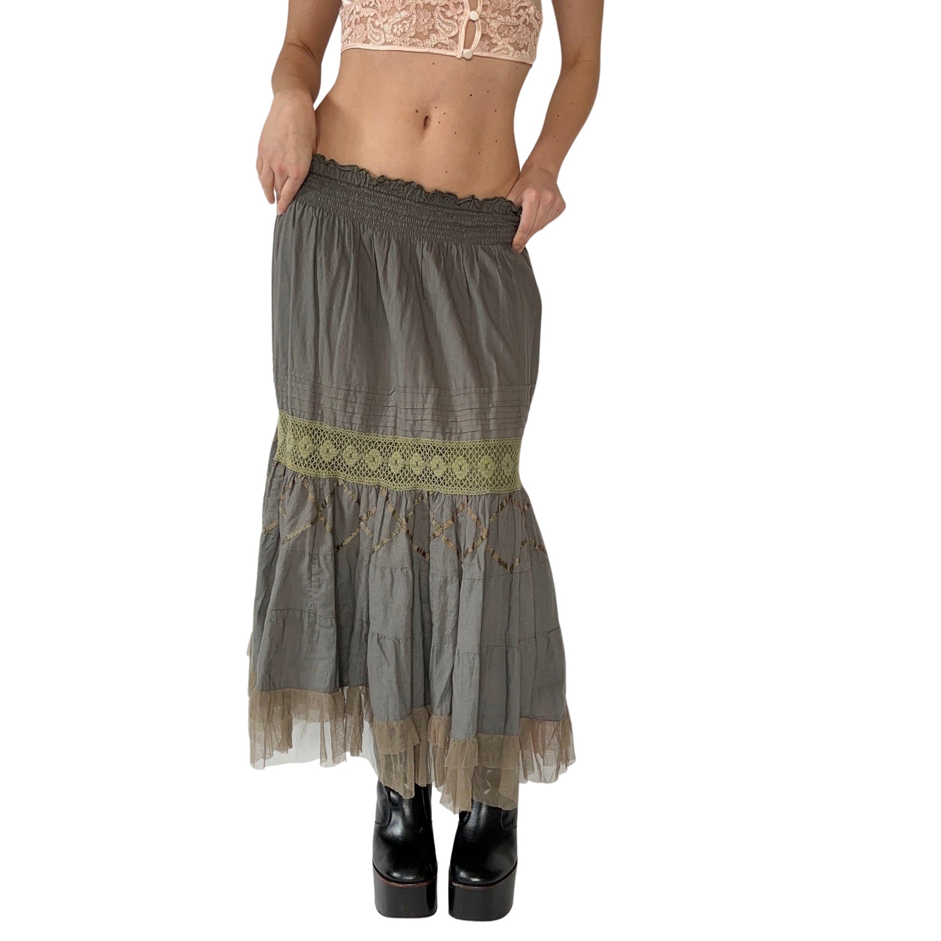 90s Boho Fairy Skirt (XS/S)