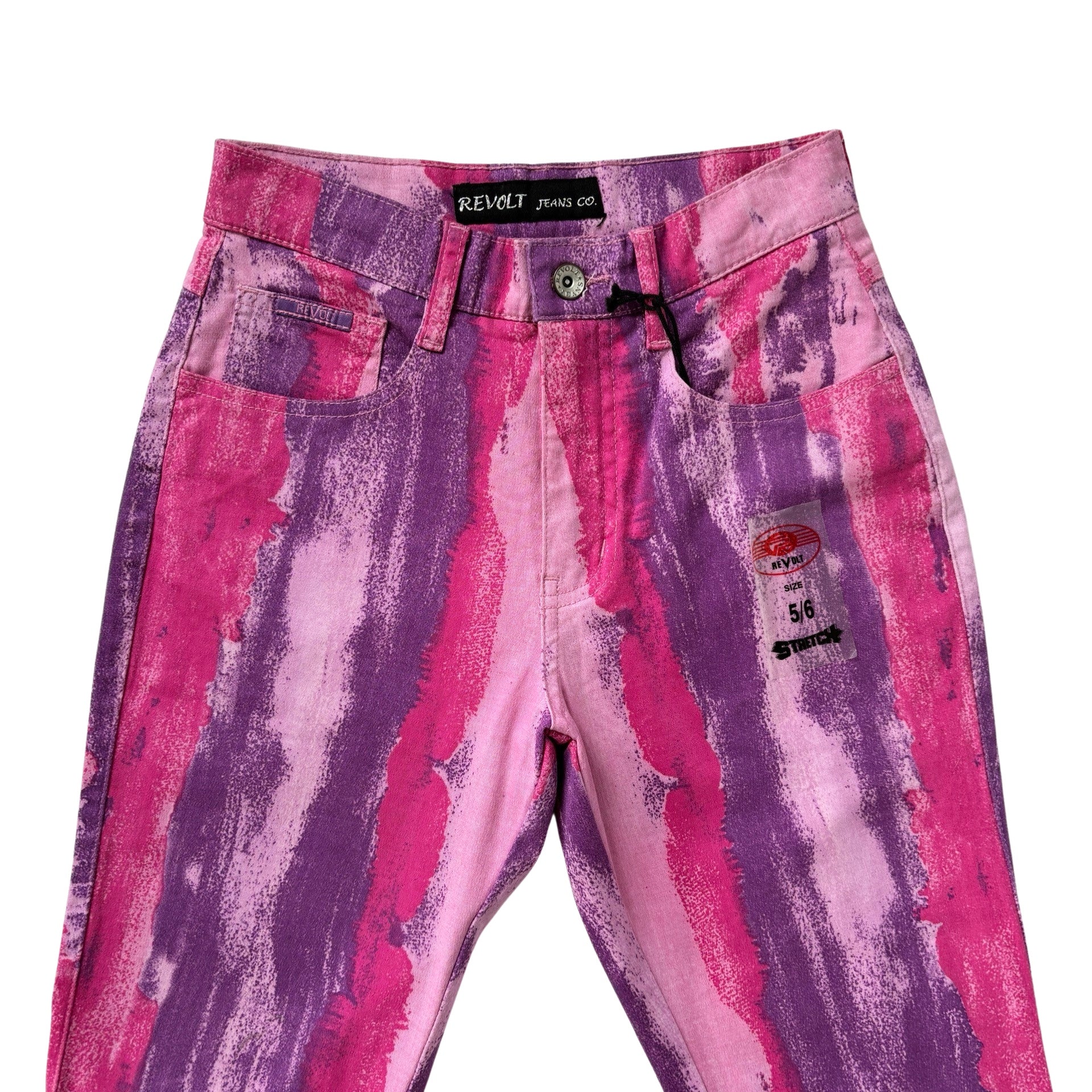 Y2K Watercolor Pants (XS)