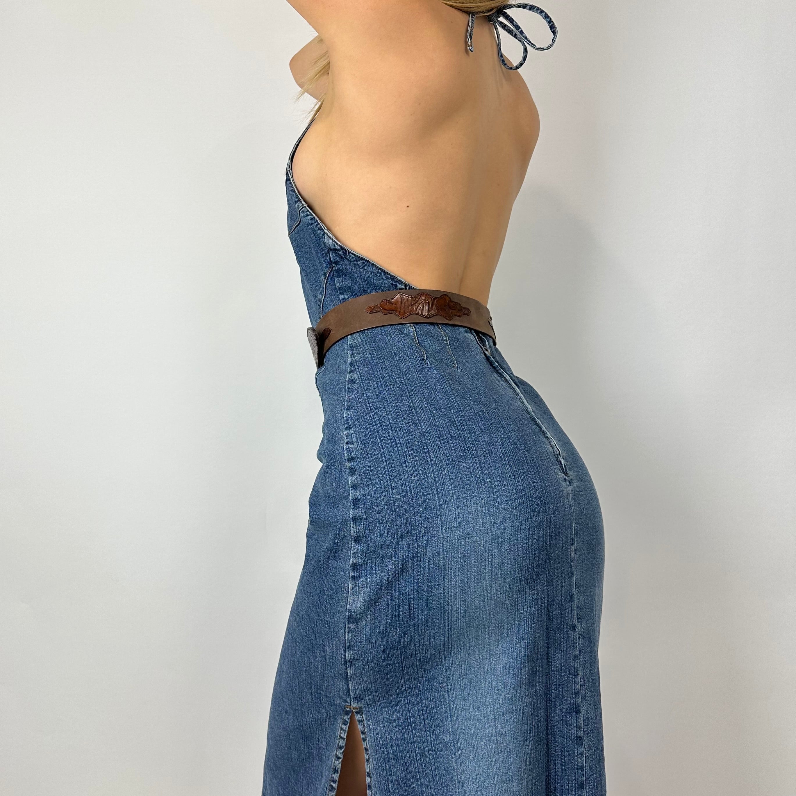 Vintage Leather Western Belt (xs/s)