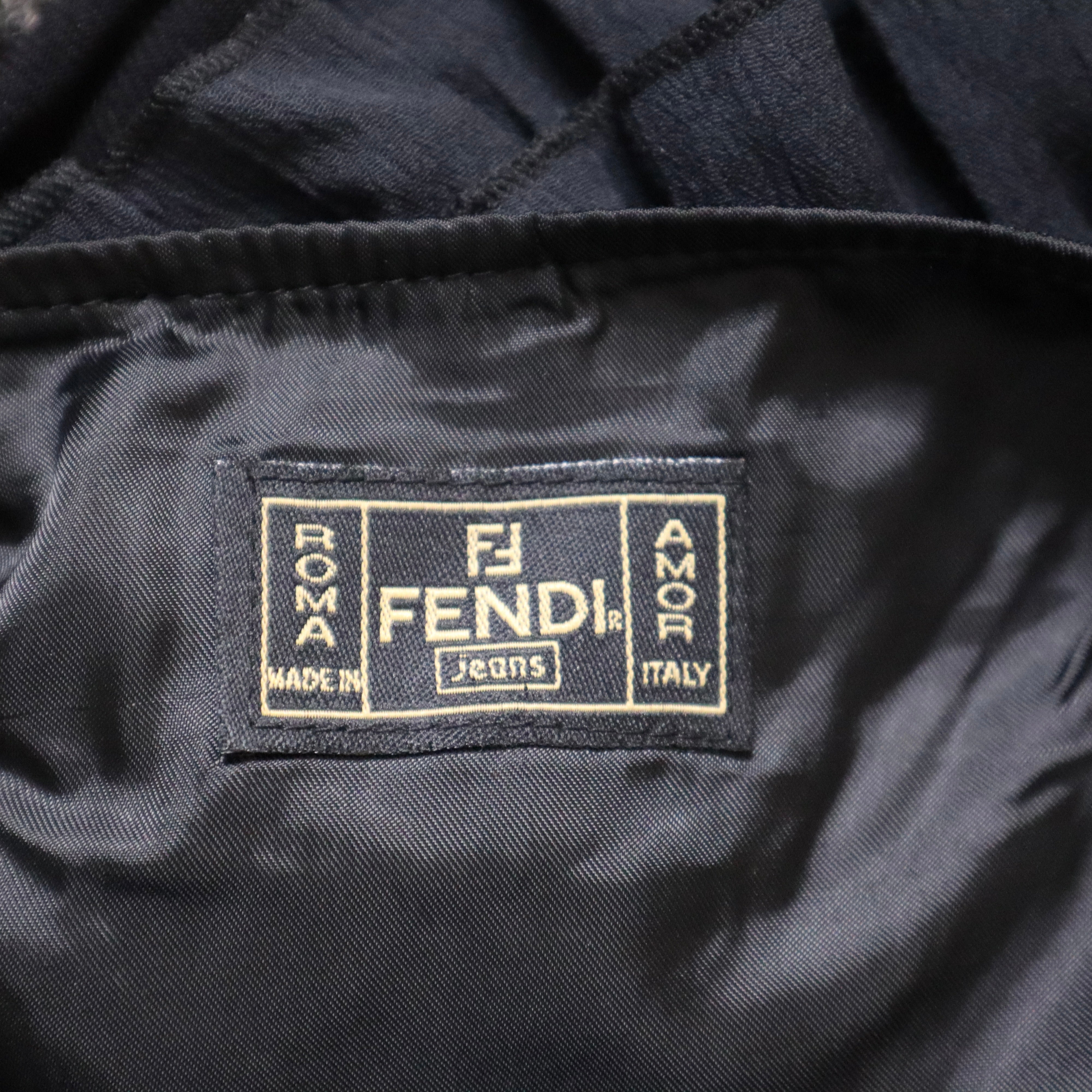 Y2K FENDI Monogram Vest (M)