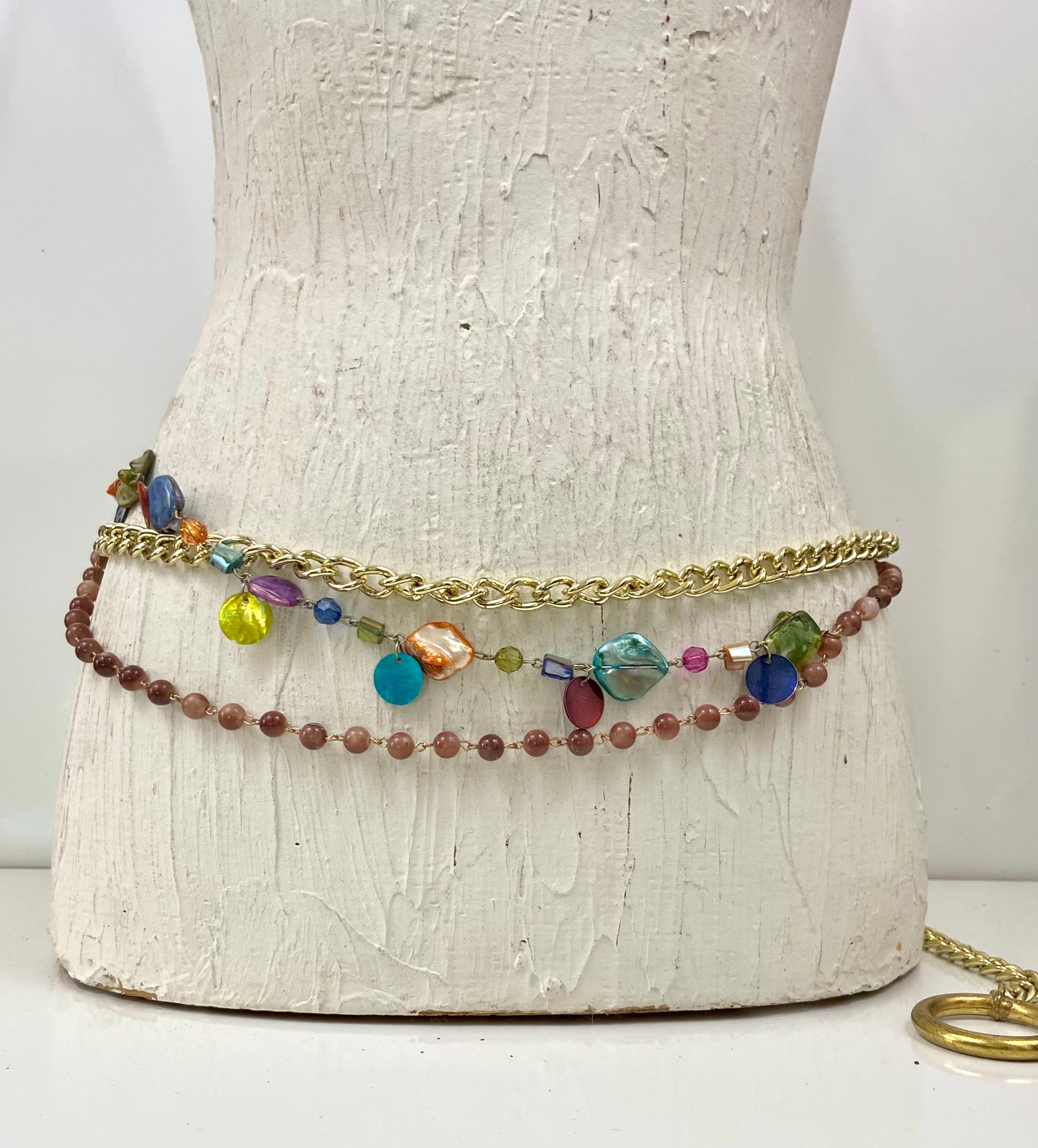 Layers of chains belt