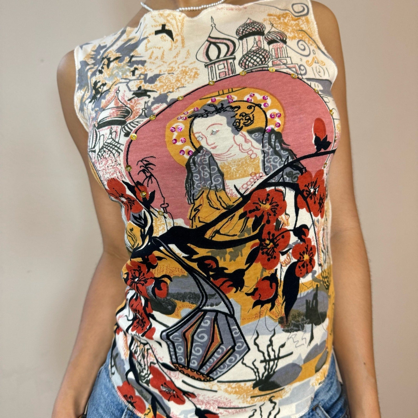 Embellished Oriental Top (S/M)