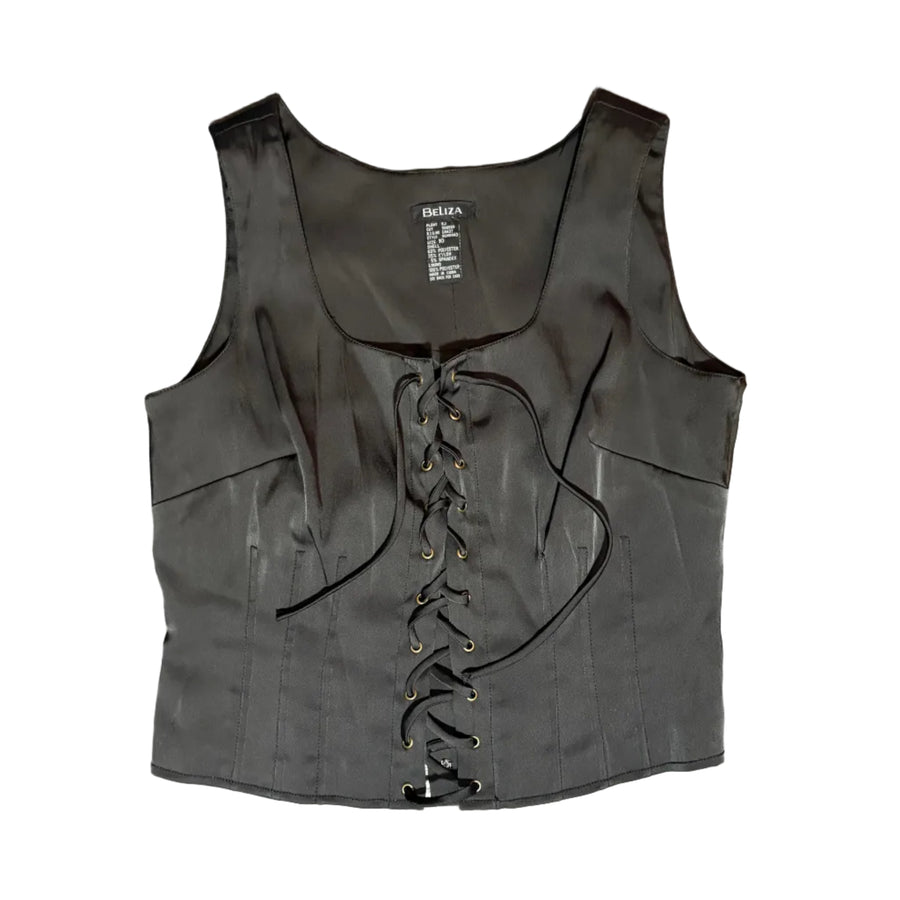 Whimsygoth Lace Up Top (M)