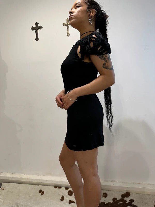 Vintage Designer Guess Slinky Mini Dress (S)
