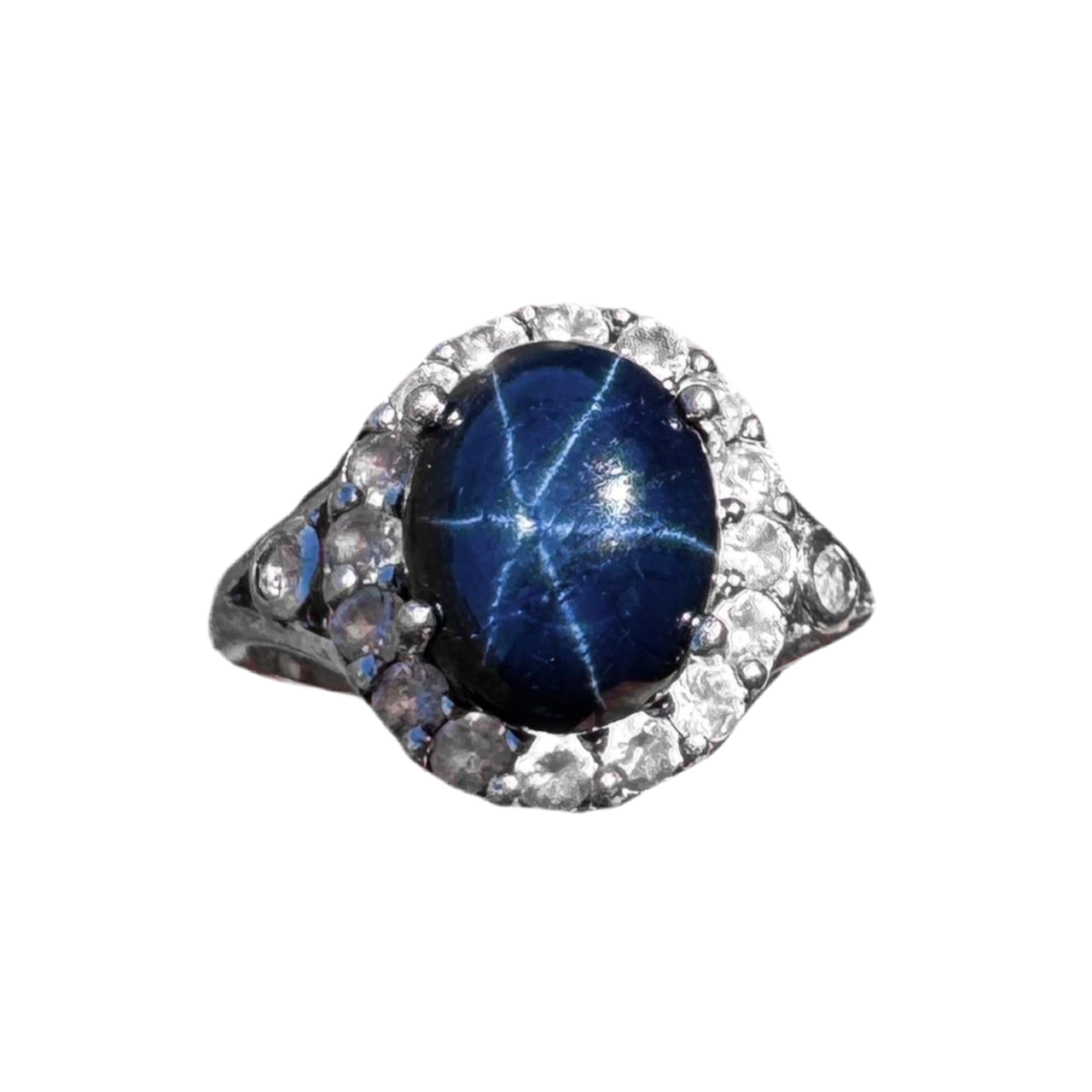 Sterling Silver Star Sapphire Ring (6)