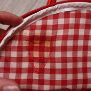 Y2K FIORUCCI Red Gingham Purse