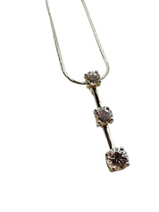 Three
Diamond Pendant necklace
