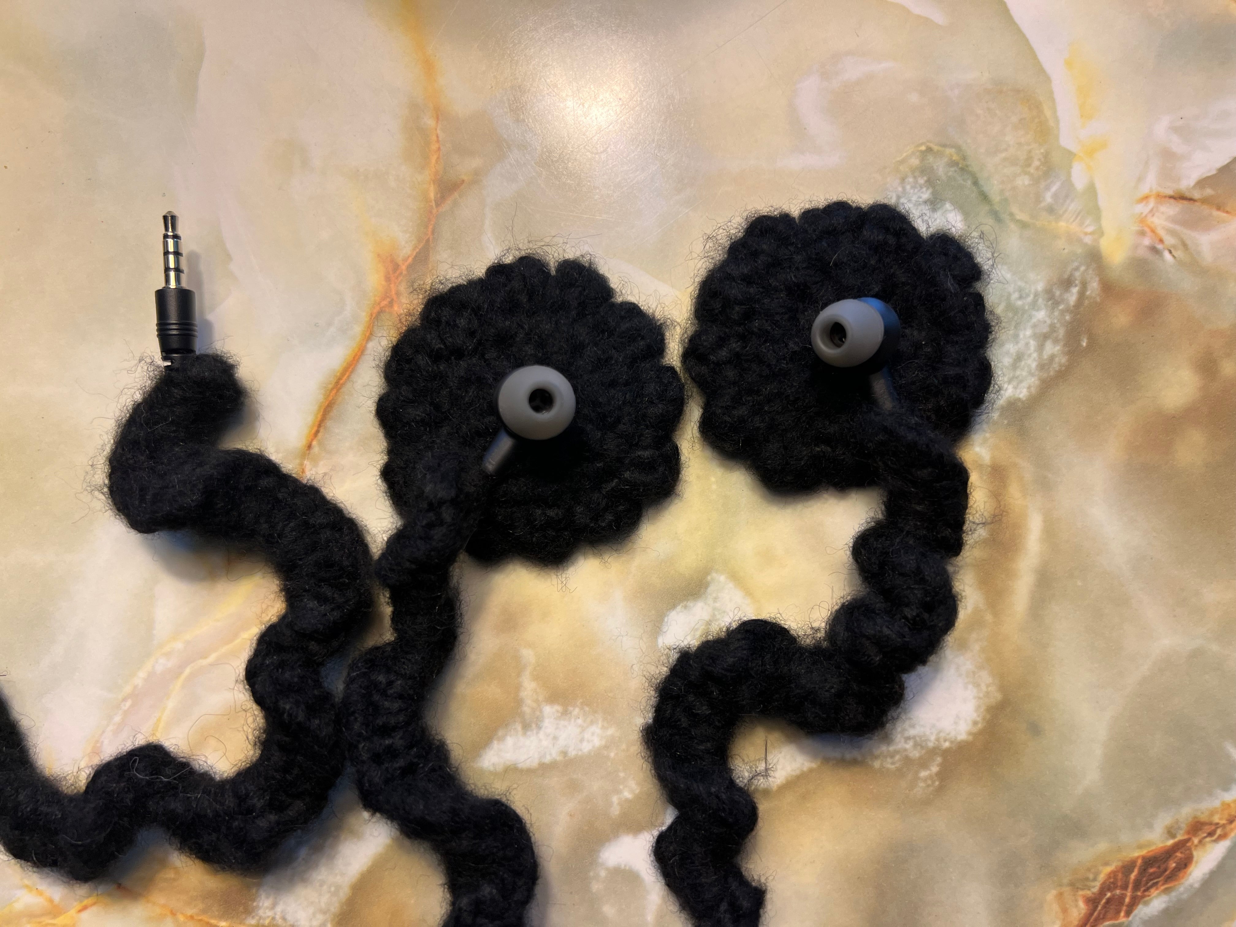Crochet Wired Headphones