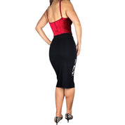 Drive-In Theatre Graphic Pencil Skirt (S)