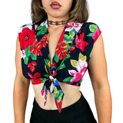 Frederick’s 90s Floral Crop Top (M)