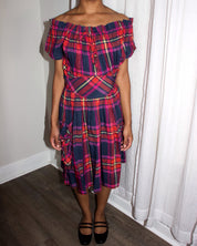 00s Vivienne Westwood Plaid Mini Dress (XXS/XS)