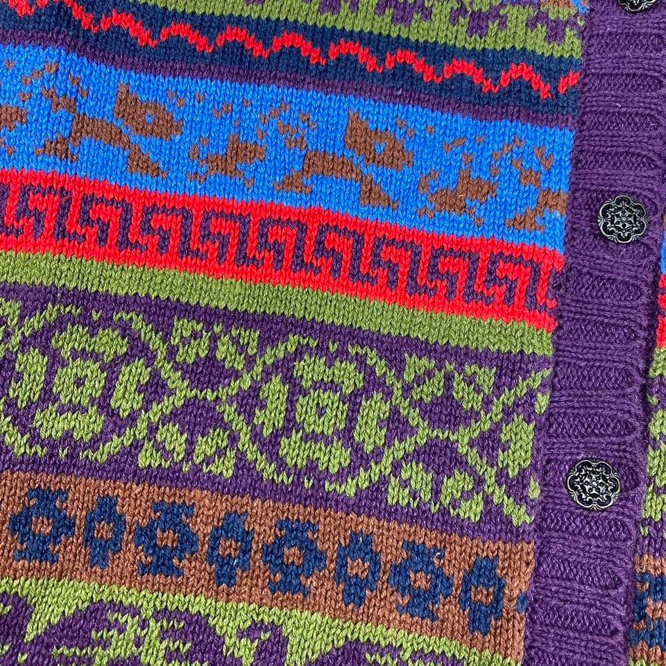 Vintage Nordic Sweater Vest (S)