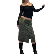 Miss Sixty Cargo Midi Skirt (S/M)