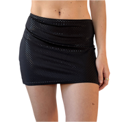 90s Noir Shimmer Mini Skirt (XXS/XS)