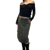 Miss Sixty Cargo Midi Skirt (S/M)