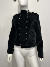 Vintage Italian Napoleon Black Jacket (S/M)