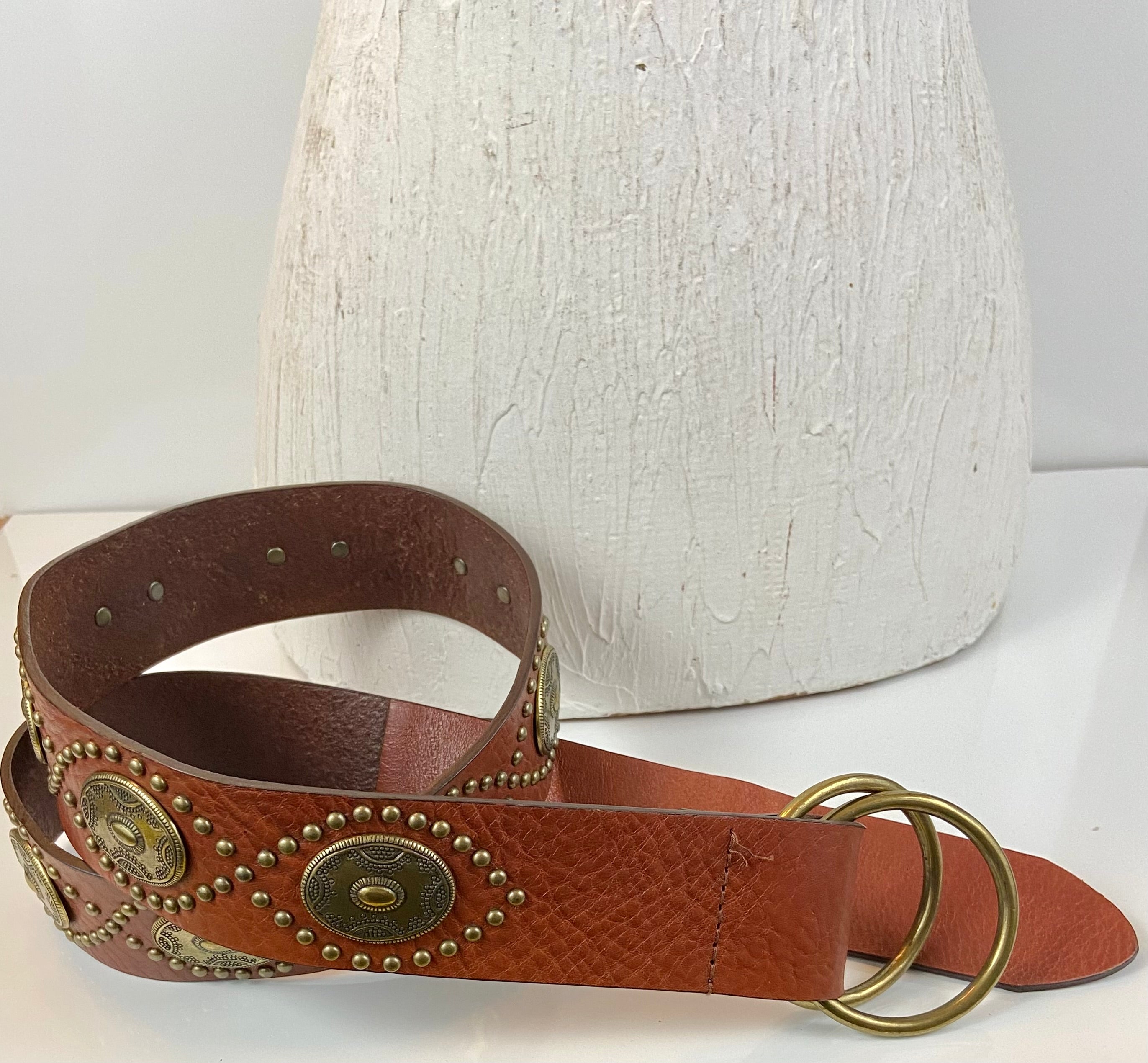 Leather belt