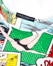 SS2004 Dolce & Gabbana Pop Art Comic Baby Tee (XS/S)