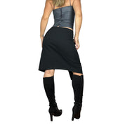 Bebe Y2K Hook + Eye Skirt (M)