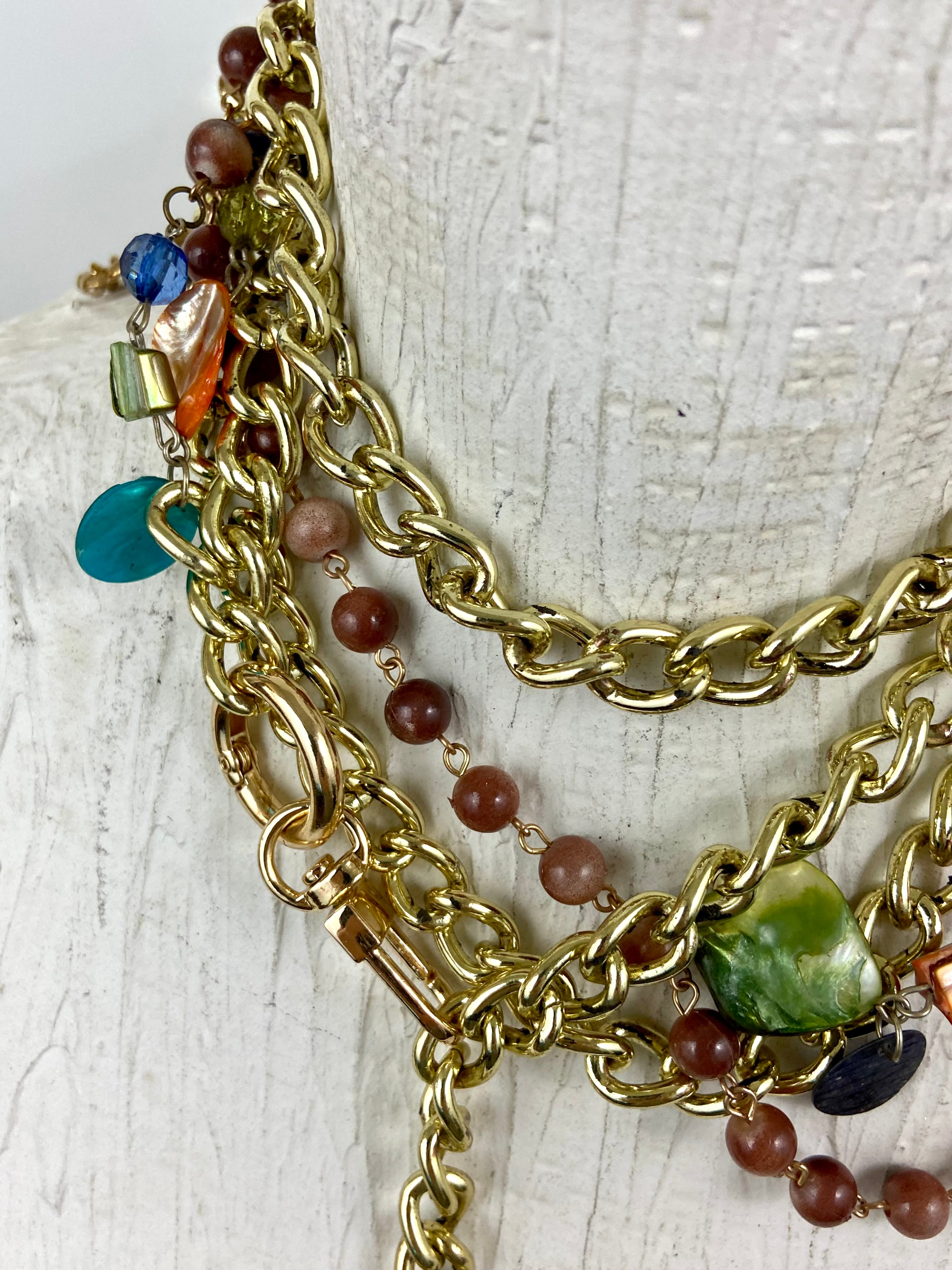 Layers of chains belt