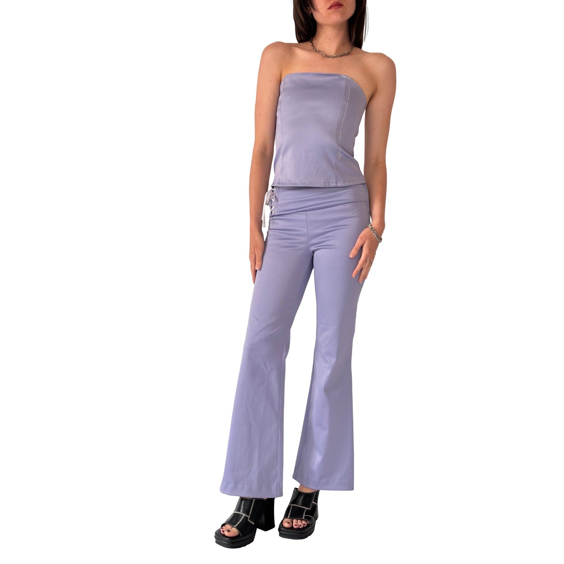Y2K Periwinkle Two-Piece Set (XXS)