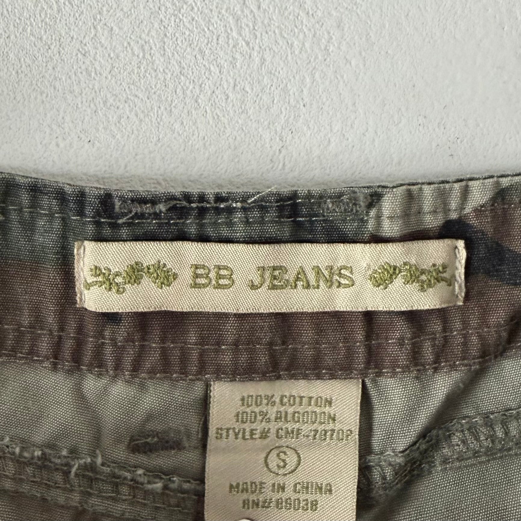 BB Jeans Embellished Camo Cargos (XS)
