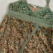 Italian Designer Sequined Top (S)