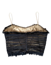 Nine West Ruffled Tulle Camisole With Rosette (M)