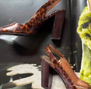Nine West Tortoise Slingback Heels (7)
