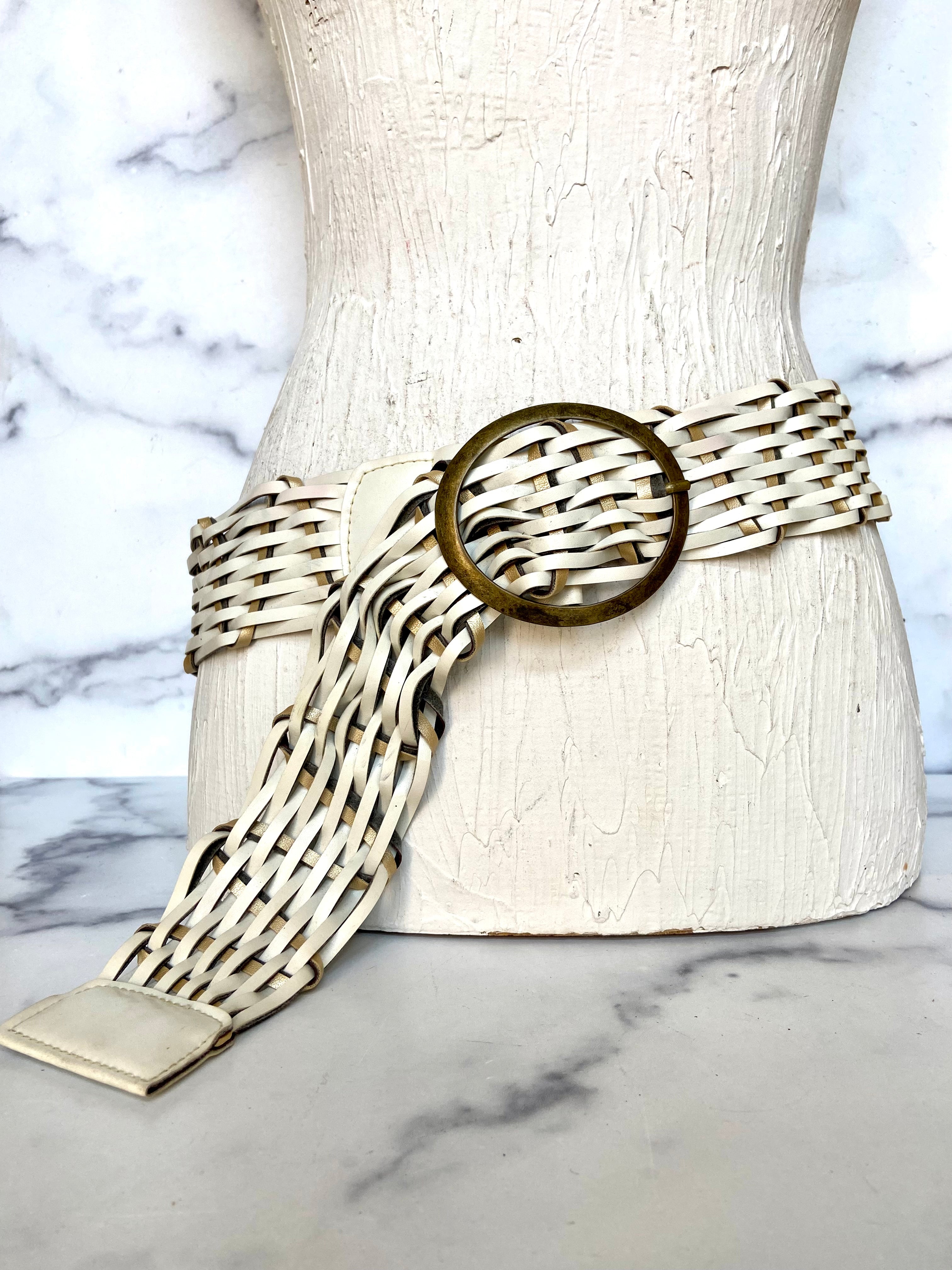 Leather belt