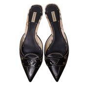 Y2K BURBERRY Pointed Toe Mules (7.5)