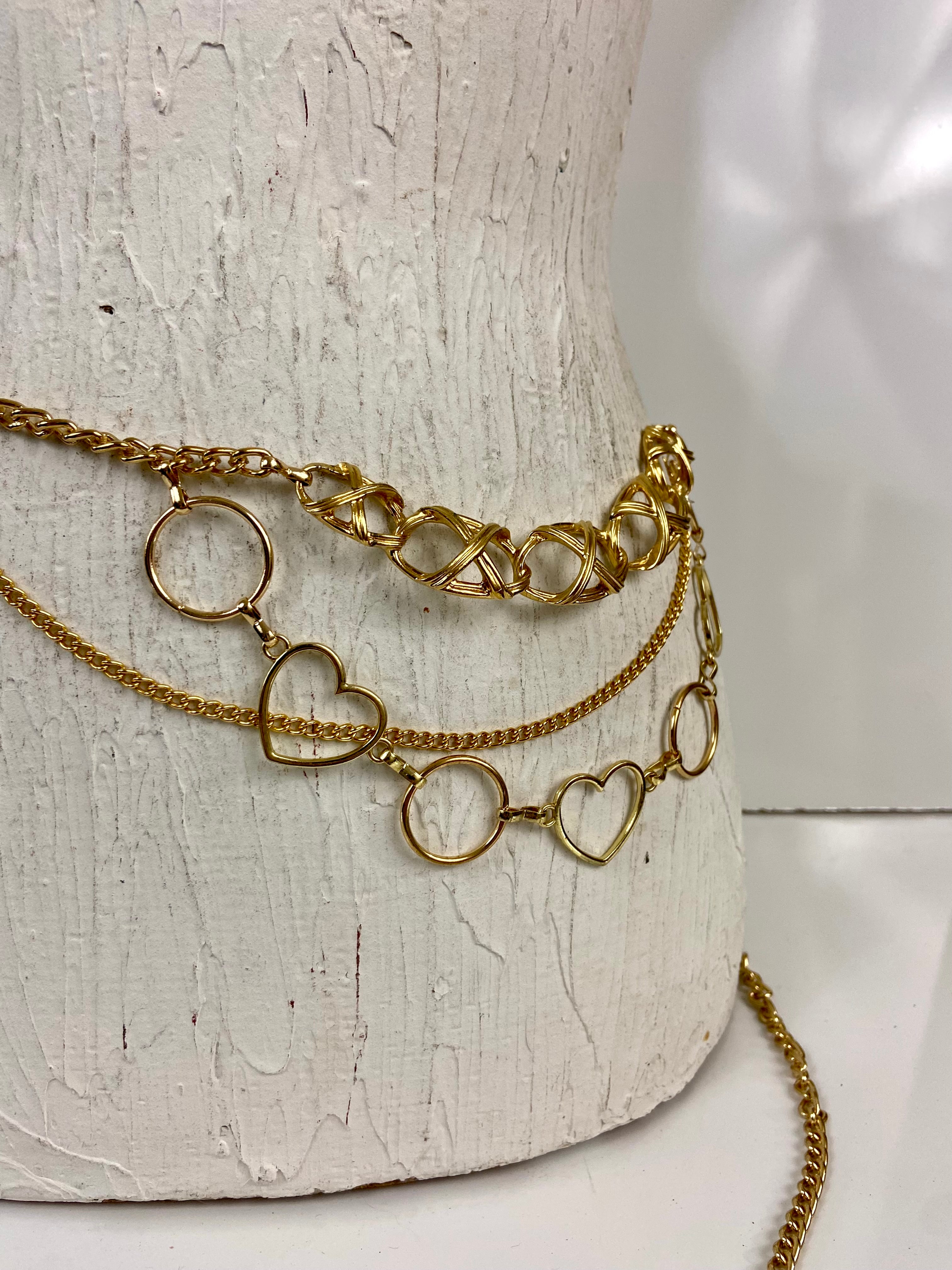 Gold layered belt
