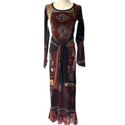 Save the Queen Mesh Back Dress (XS/S)