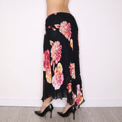 Y2K Italian Low Waisted Floral Skirt (S/M)