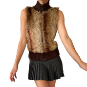 Y2K Furry Vest (S/M)