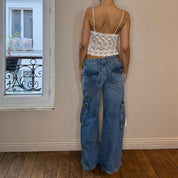 Vintage 90s Lace Cami Tank (S/M)