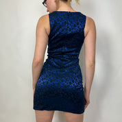 90s Royal Blue Mini Dress (S)